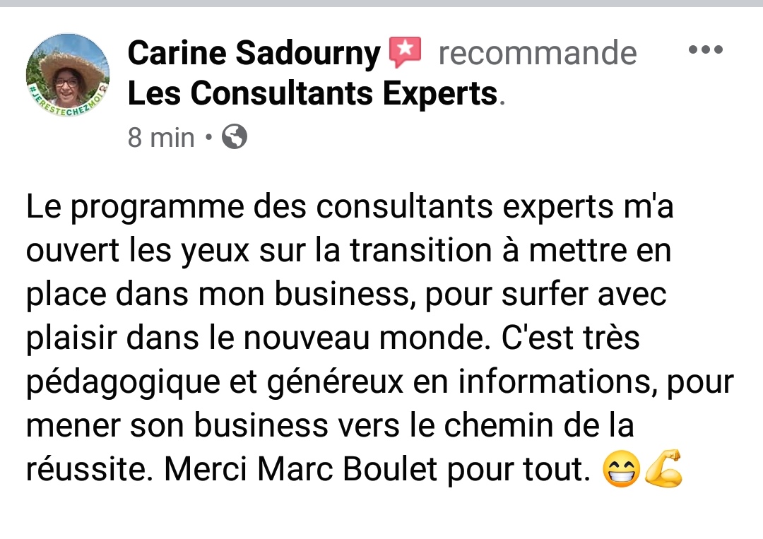 Témoignage Carine Sadourny