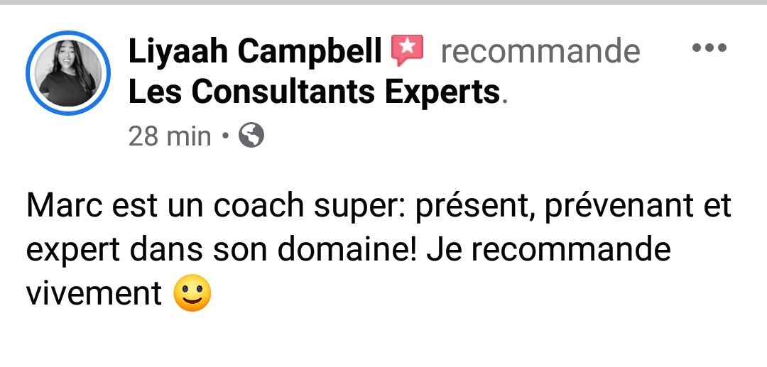 Témoignage Liyaah Campbell